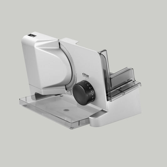 Allesschneider & Brotschneider Elektrisch – Metall, ECO-Motor, Silber